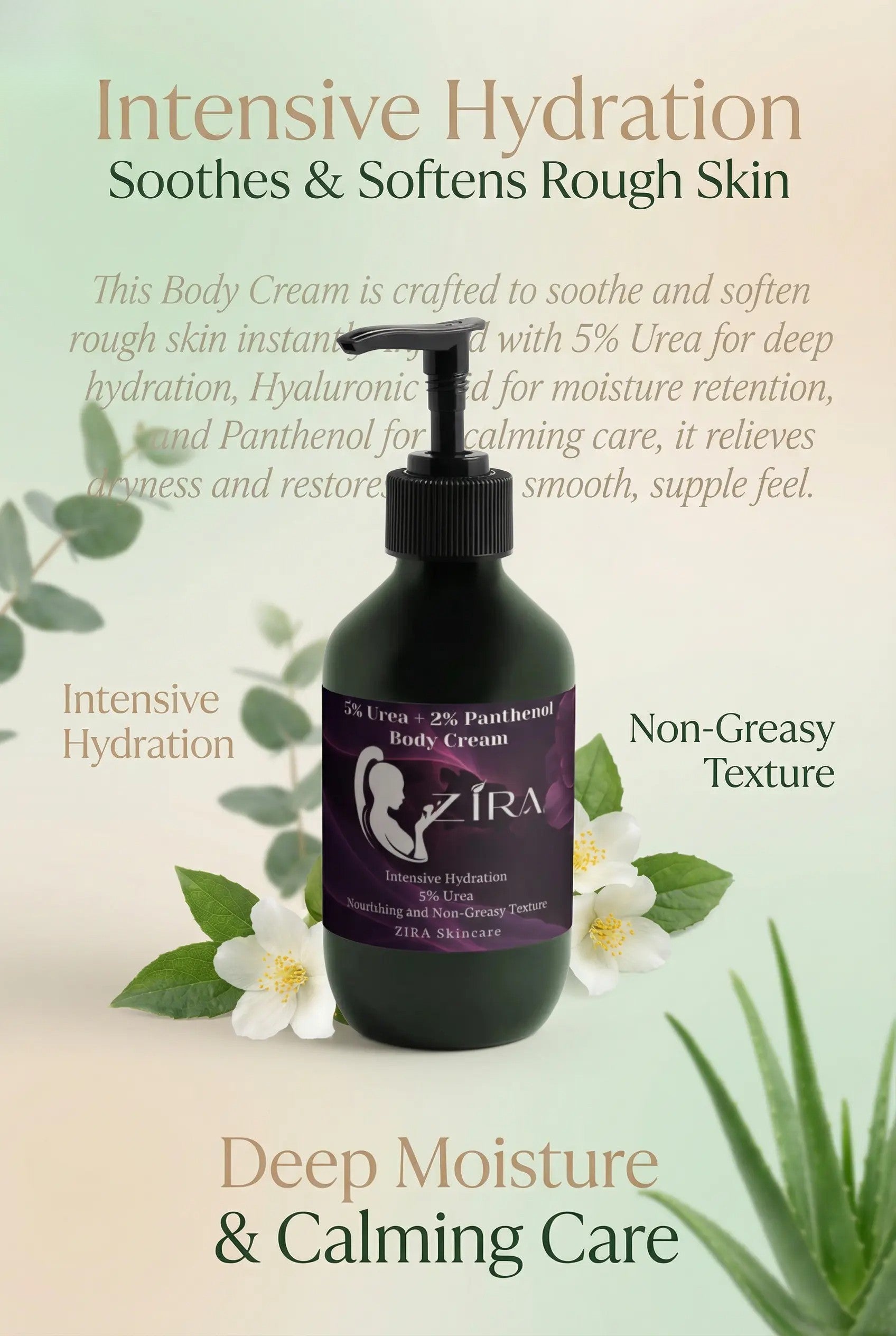 5% Urea + 2% Panthenol Body Cream
