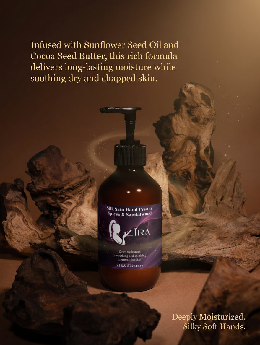 Silk Skin Hand Cream, Spices & Sandalwood