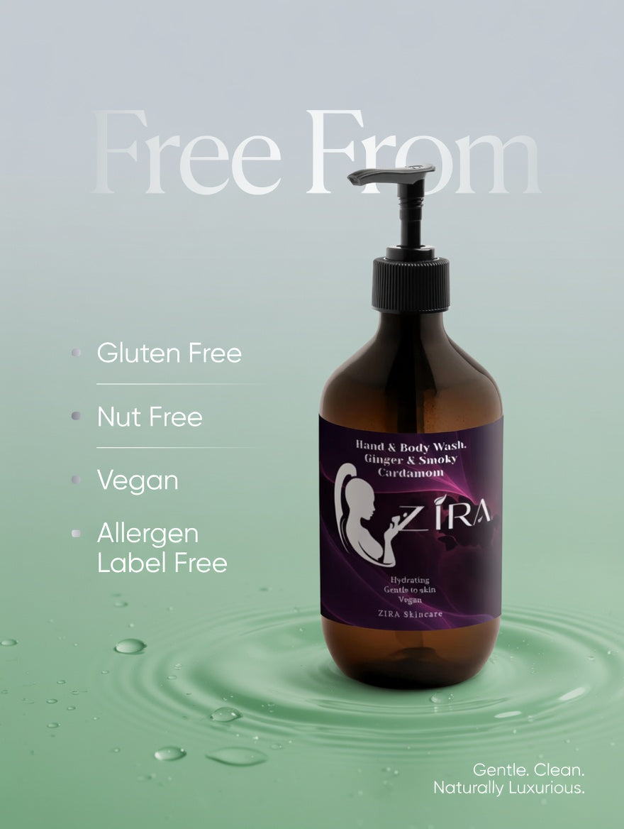 Hand & Body Wash, Ginger & Smoky Cardamom