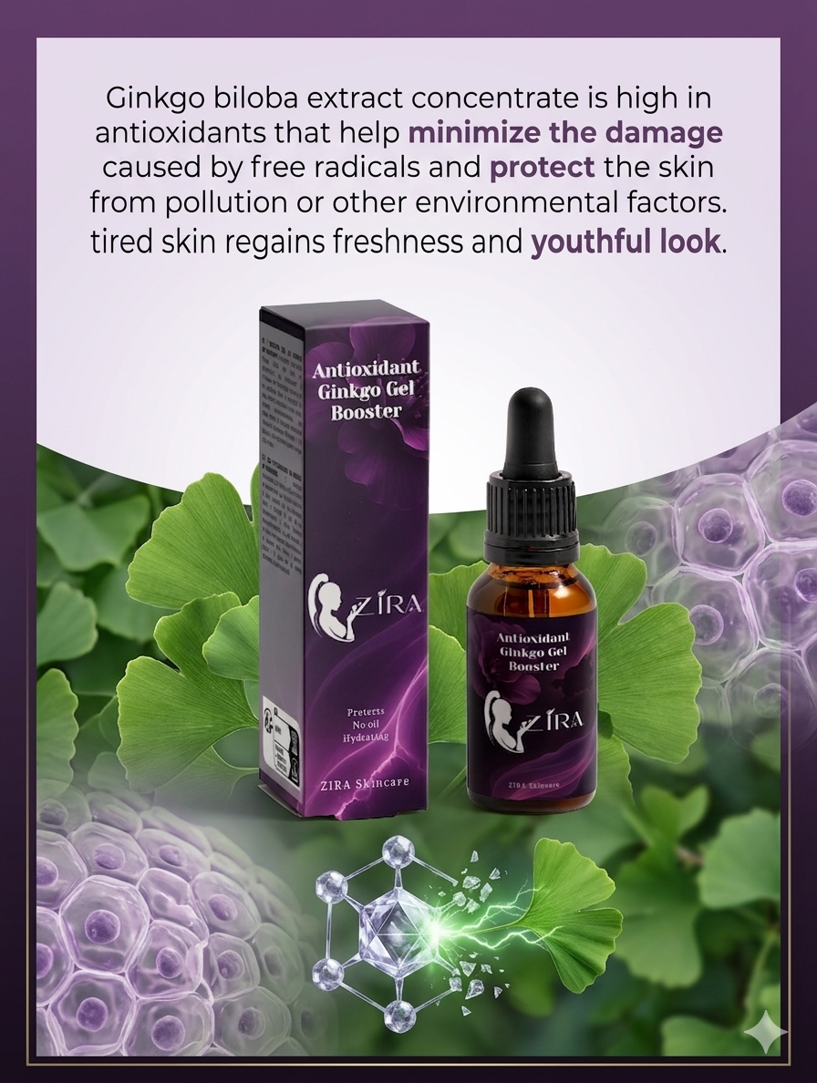Antioxidant Ginkgo Gel Booster