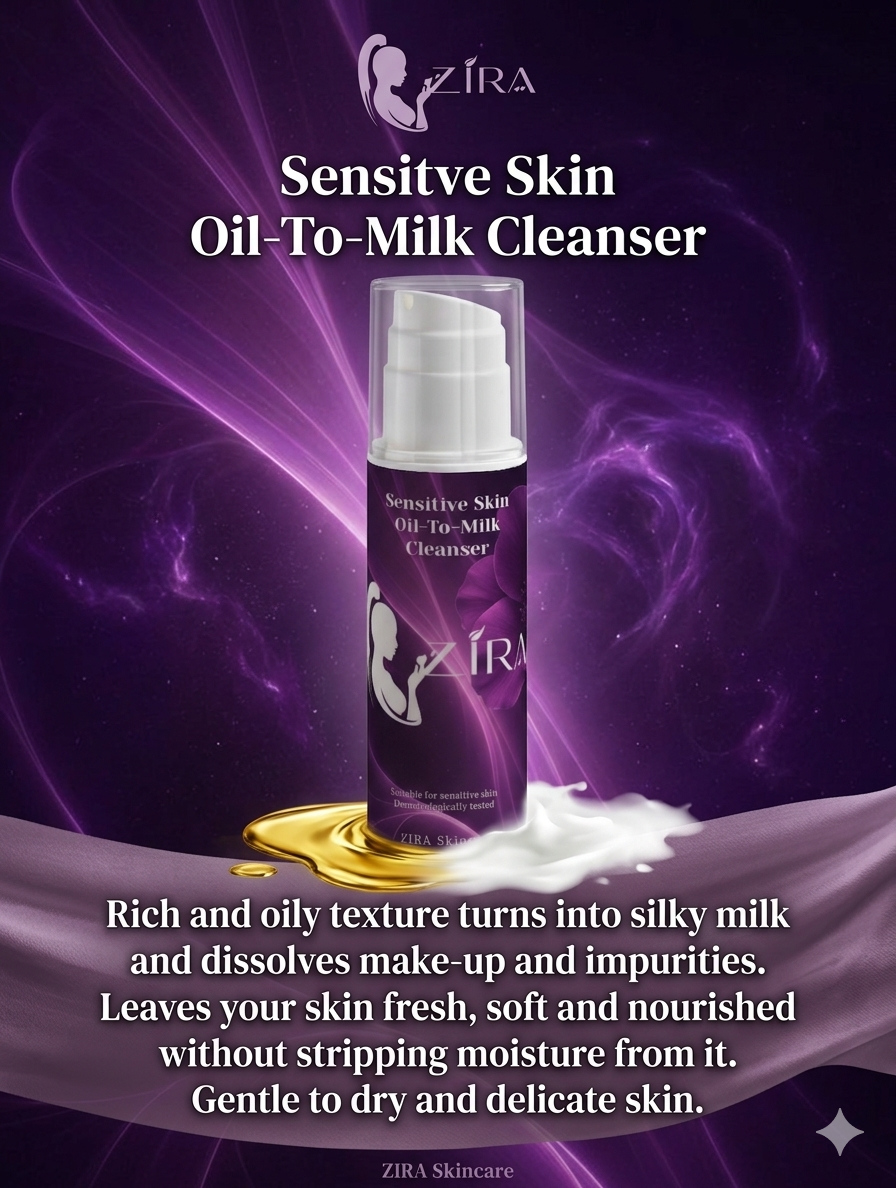 Sensitive Skin Oil-To-Milk Cleanser