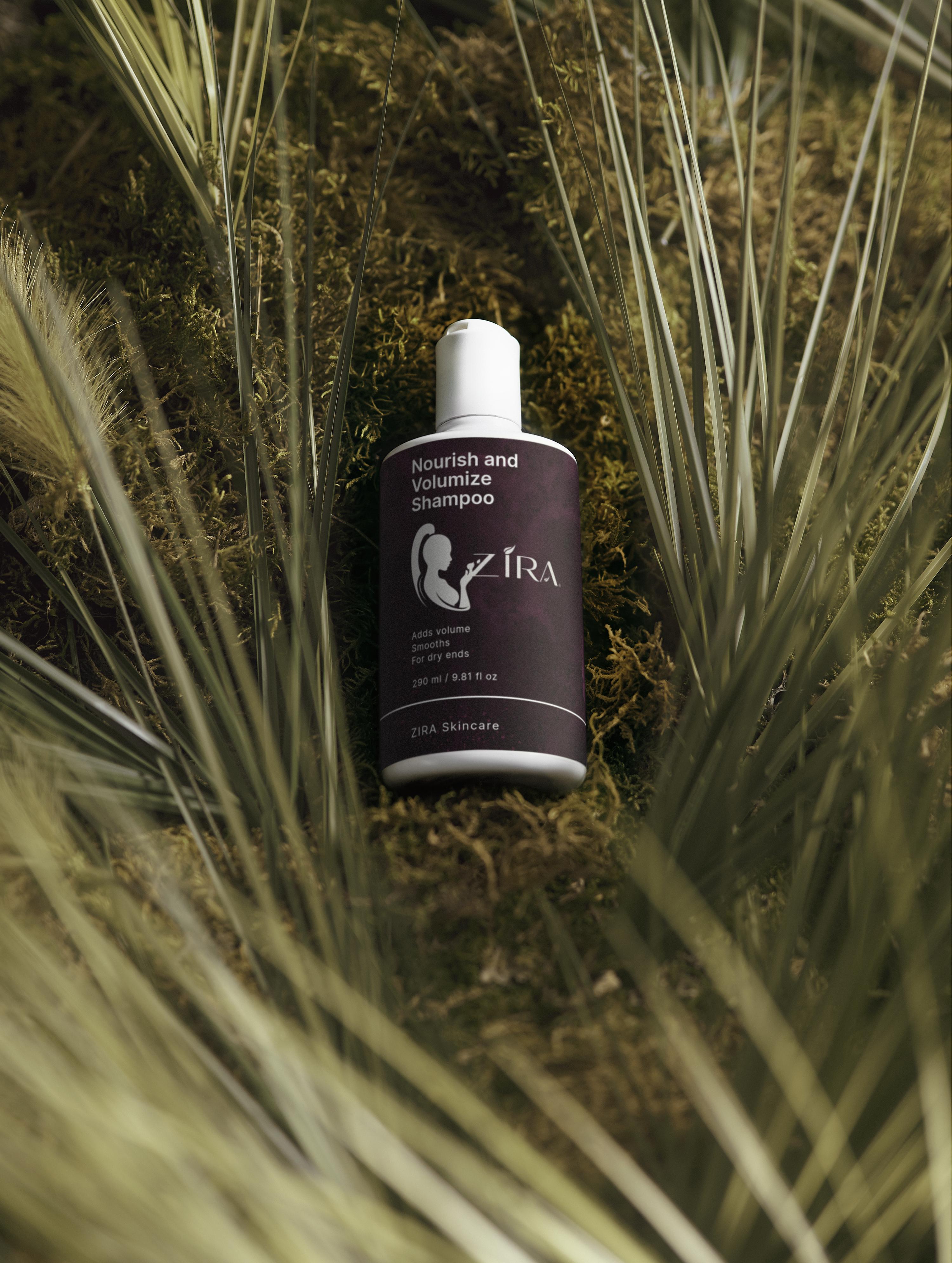 Nourish and Volumize Shampoo Green tea and aloe